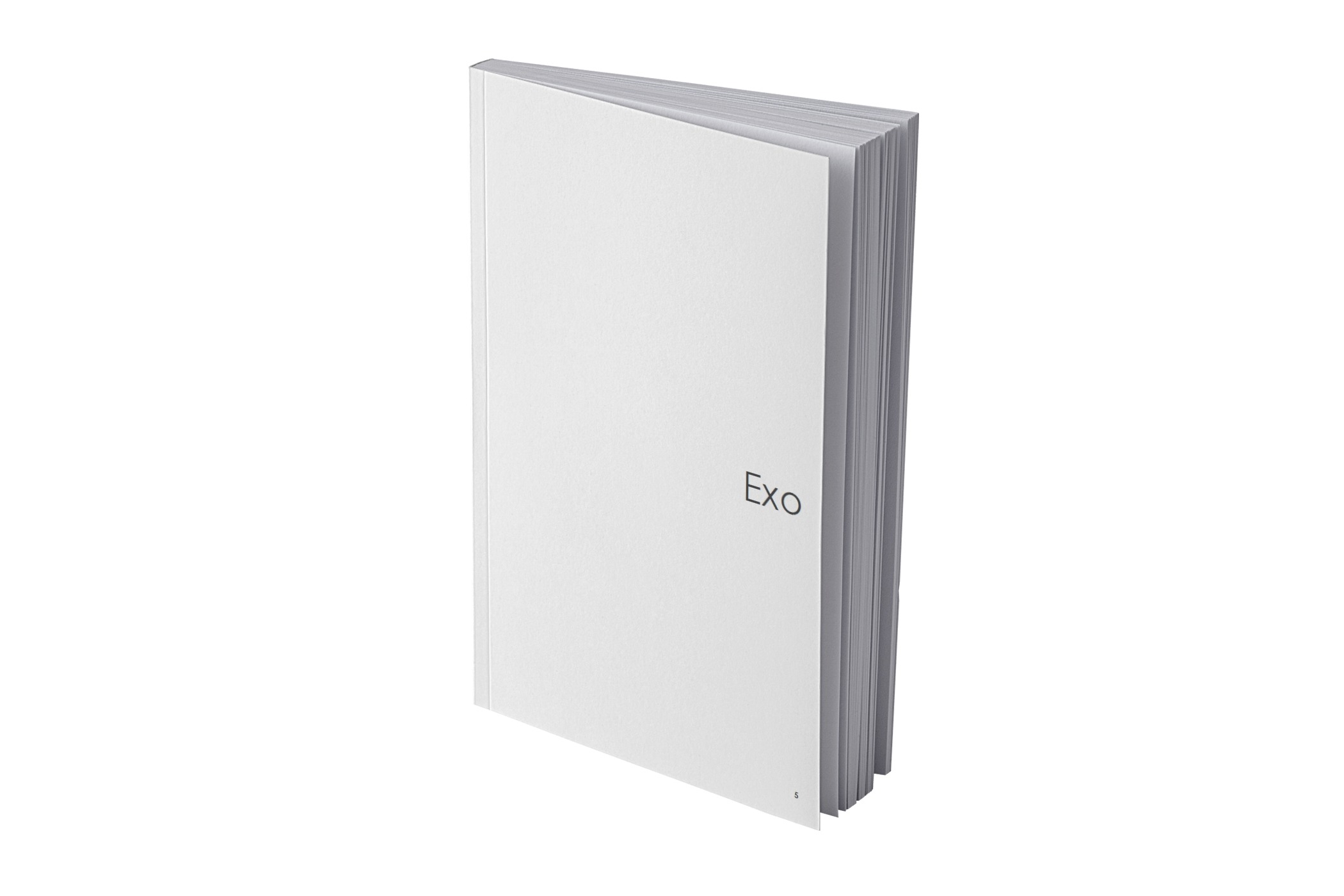 Ikona cennika - książka z napisem Exo będącym nazwą kolekcji.